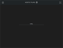 Tablet Screenshot of kosticfilms.com